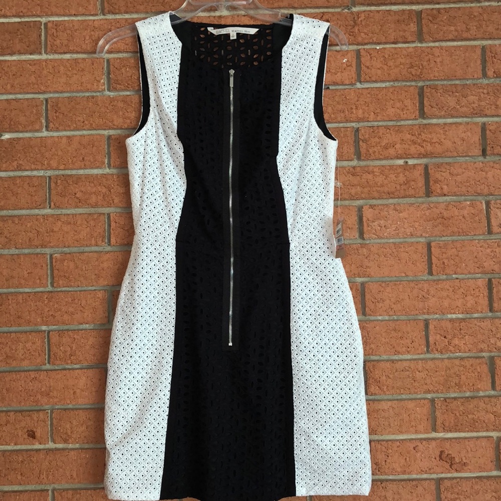 🖤RACHEL RACHEL ROY🖤COLOR BLOCKED EYELET DRESS🖤 - Picture 2 of 7